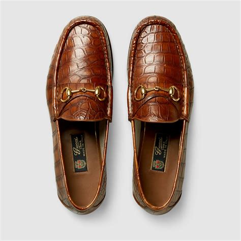 gucci moccasin with horsebit brown|gucci horse bit loafers.